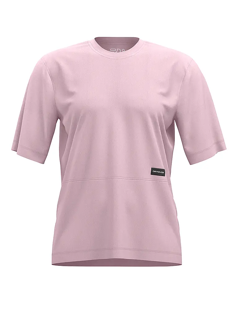 ORTOVOX | Camiseta funcional de mujer Patch 185 Merino | Rosa