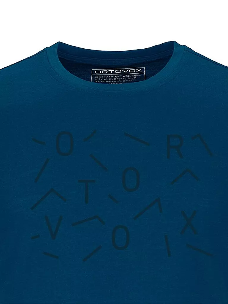ORTOVOX | Camiseta funcional para hombre 150 Cool Logo | Petróleo