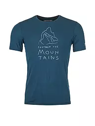 ORTOVOX | Camiseta funcional para hombre 150 Cool Mountain Protector | Petróleo
