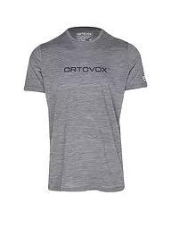 ORTOVOX | Camiseta funcional para hombre Brand TS 150 Cool | Gris