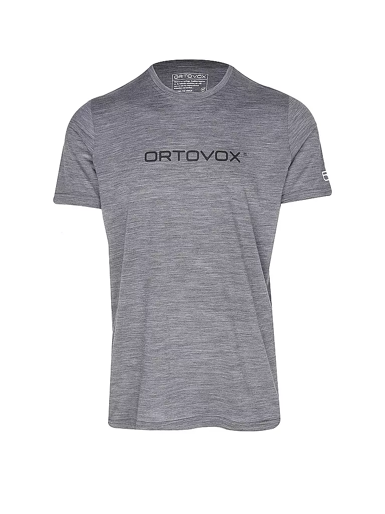 ORTOVOX | Camiseta funcional para hombre Brand TS 150 Cool | Gris