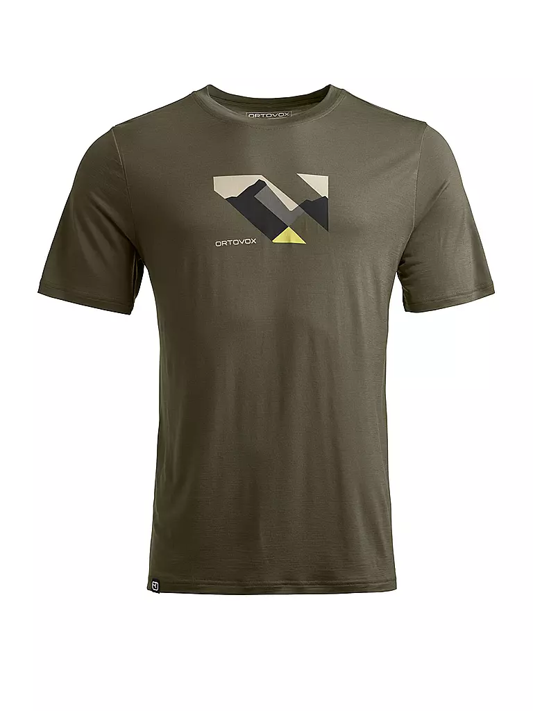 ORTOVOX | Camiseta funcional para hombre Landscape TS 150COOL | Oliva
