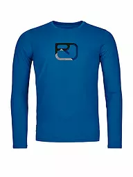 ORTOVOX | Camiseta funcional para hombre MTN Silhouette 150 COOL Tencel | Azul