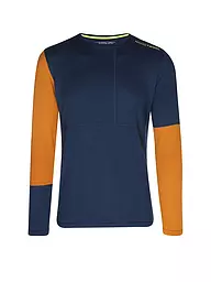 ORTOVOX | Herren Funktionsshirt Rock'n'Wool 185 | Azul oscuro