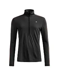 ORTOVOX | Camiseta interior con cremallera para mujer 185 ROCK'N'WOOL | Negro