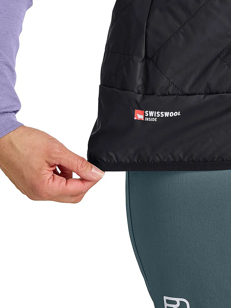 ORTOVOX | Chaleco aislante con capucha Swisswool Piz Boè para mujer | 