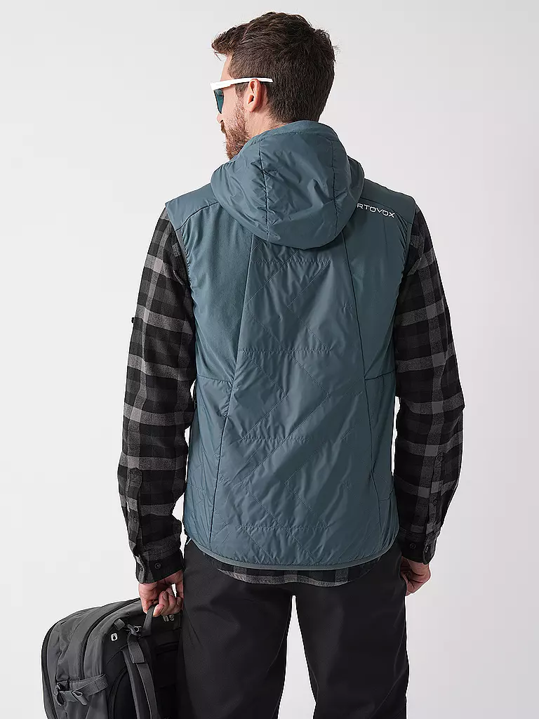 ORTOVOX | Chaleco aislante para hombre Swisswool Piz Boè con capucha |