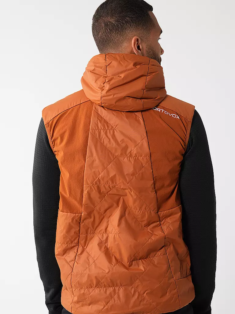 ORTOVOX | Chaleco aislante Piz Boé Swisswool para hombre | Camel