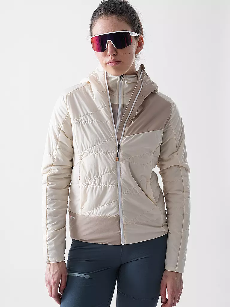 ORTOVOX | Chaqueta aislante con capucha Piz Duan SW para mujer | Beige