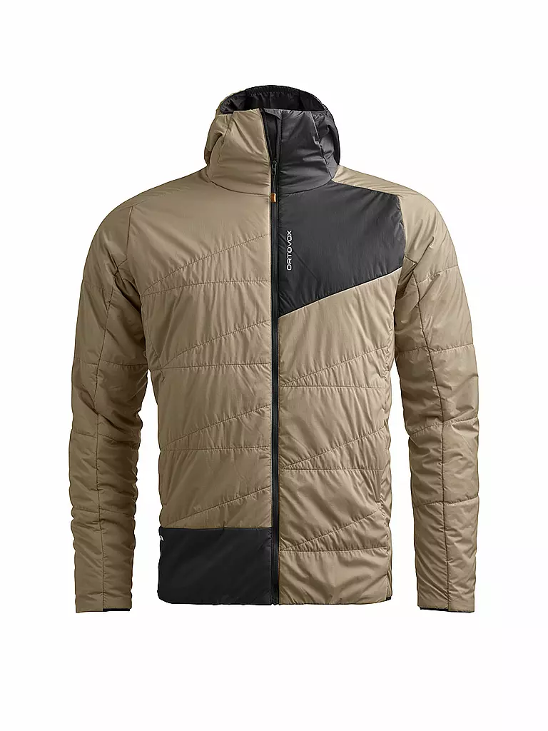 ORTOVOX | Chaqueta aislante de touring para hombre Piz Duan SW con capucha | Camel
