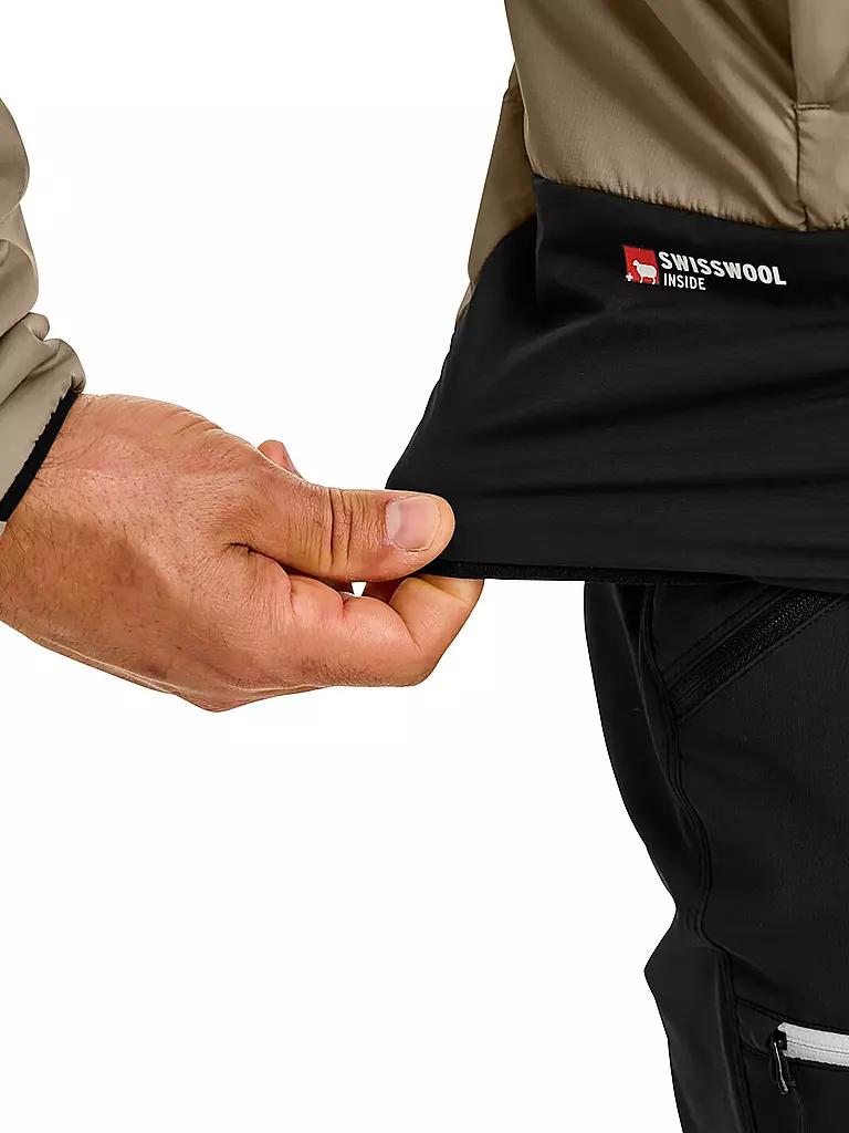 ORTOVOX | Chaqueta aislante de touring para hombre Piz Duan SW con capucha | Camel