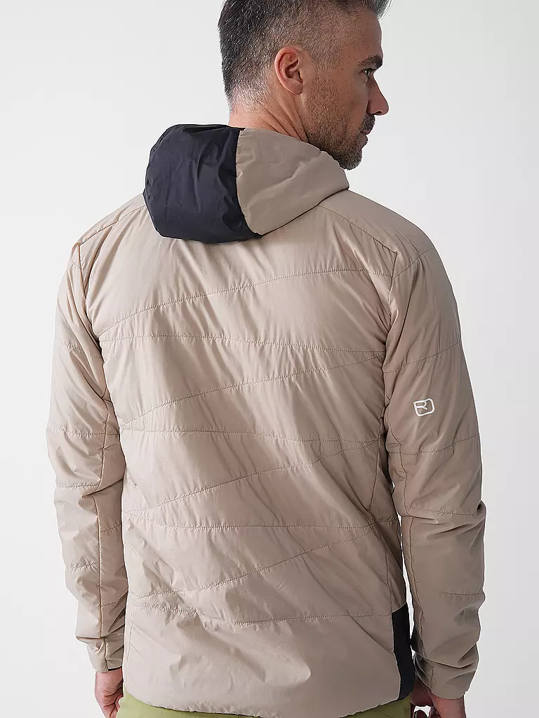 ORTOVOX | Chaqueta aislante de touring para hombre Piz Duan SW con capucha | Camel