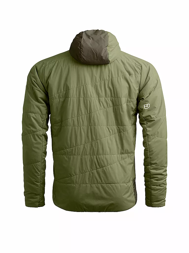 ORTOVOX | Chaqueta aislante de touring para hombre Piz Duan SW con capucha | Oliva