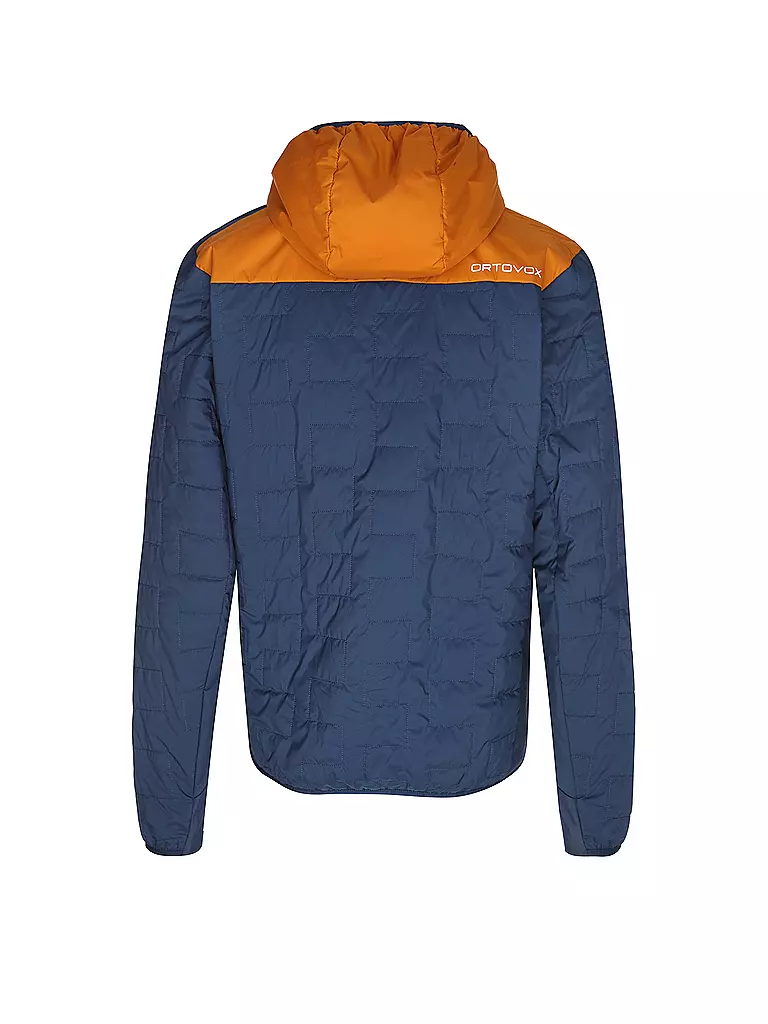 ORTOVOX | Chaqueta aislante para hombre Piz Badus SW con capucha | Azul oscuro