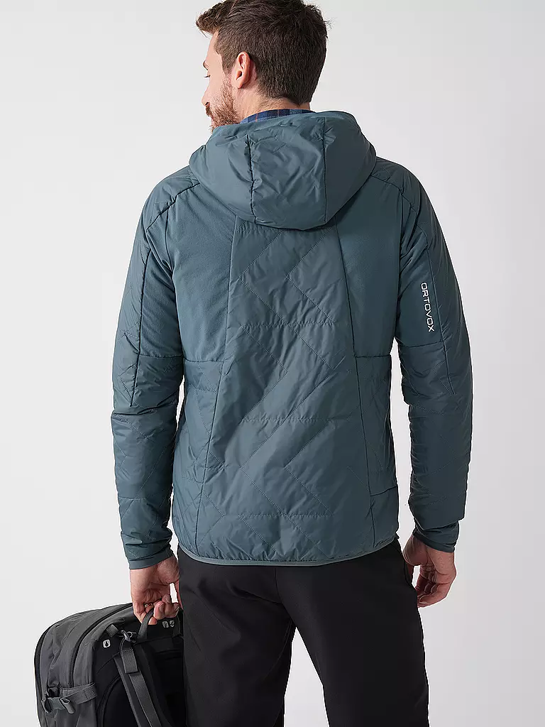 ORTOVOX | Chaqueta aislante Piz Boé Swisswool para hombre | Petróleo