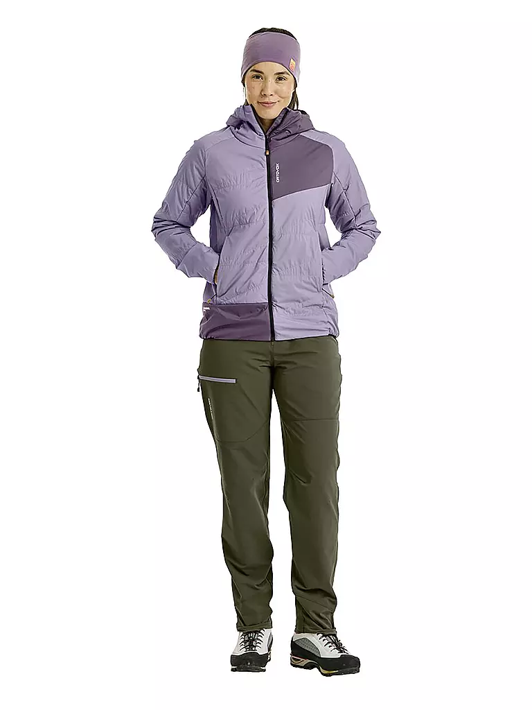 ORTOVOX | Chaqueta aislante Piz Duan SW con capucha para mujer | Lila