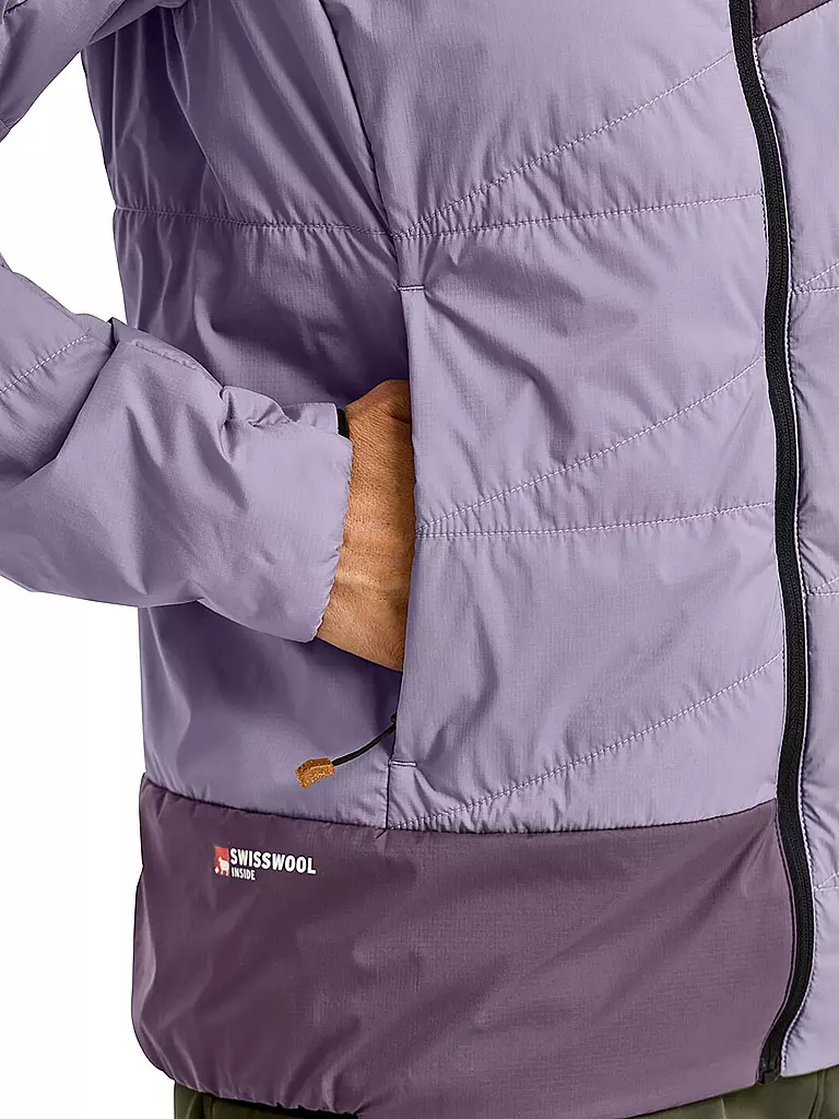 ORTOVOX | Chaqueta aislante Piz Duan SW con capucha para mujer | Lila