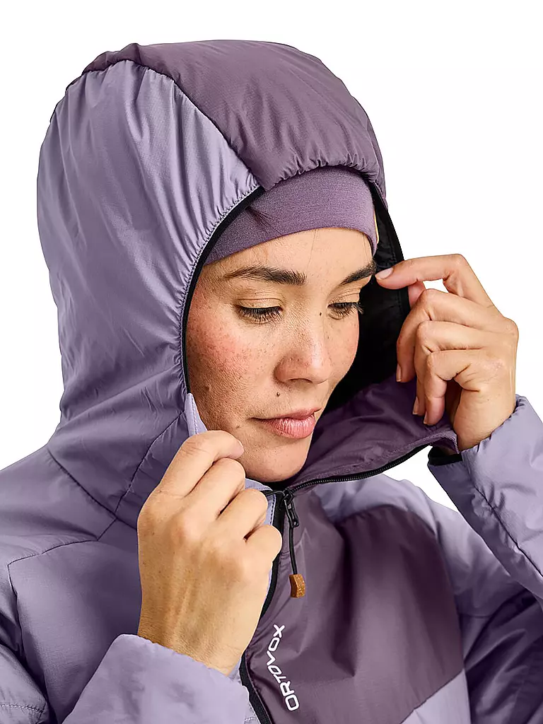 ORTOVOX | Chaqueta aislante Piz Duan SW con capucha para mujer | Lila