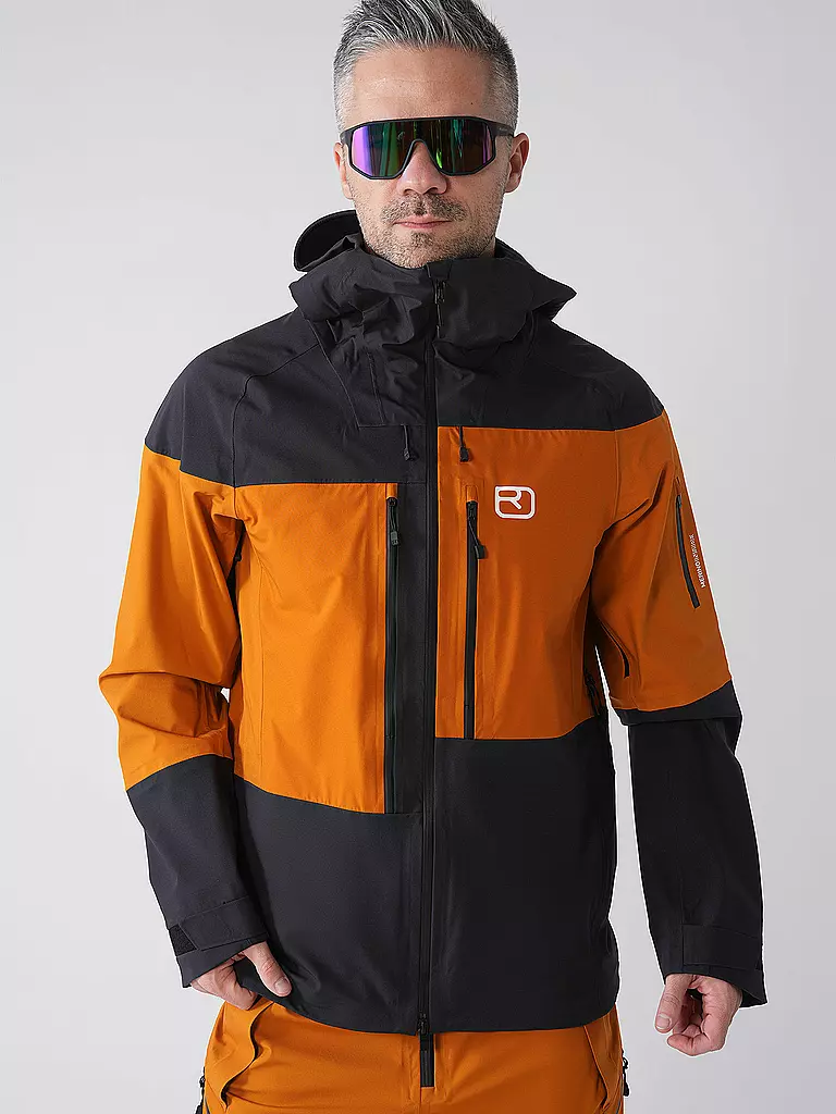 ORTOVOX | Chaqueta de esquí de travesía para hombre Guardiana Shell 3L | Negro