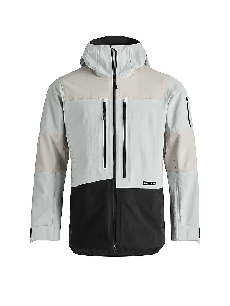 ORTOVOX | Chaqueta de esquí de travesía para hombre Ravince Free 3L con capucha | Beige