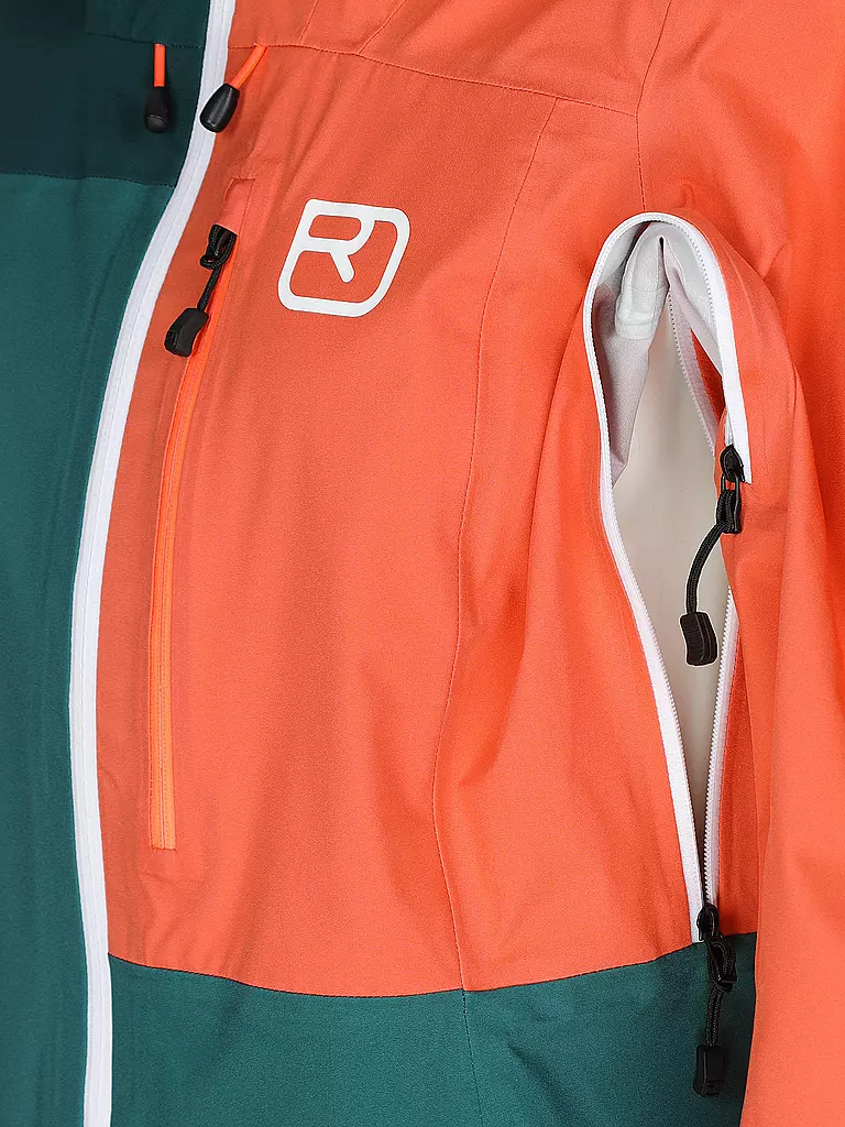 ORTOVOX | Chaqueta de esquí de travesía para mujer Ortler 3L con capucha | Petróleo