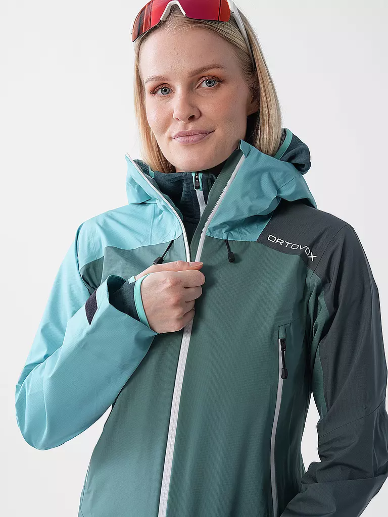 ORTOVOX | Chaqueta de esquí de travesía para mujer Westalpen 3L Light | Petróleo