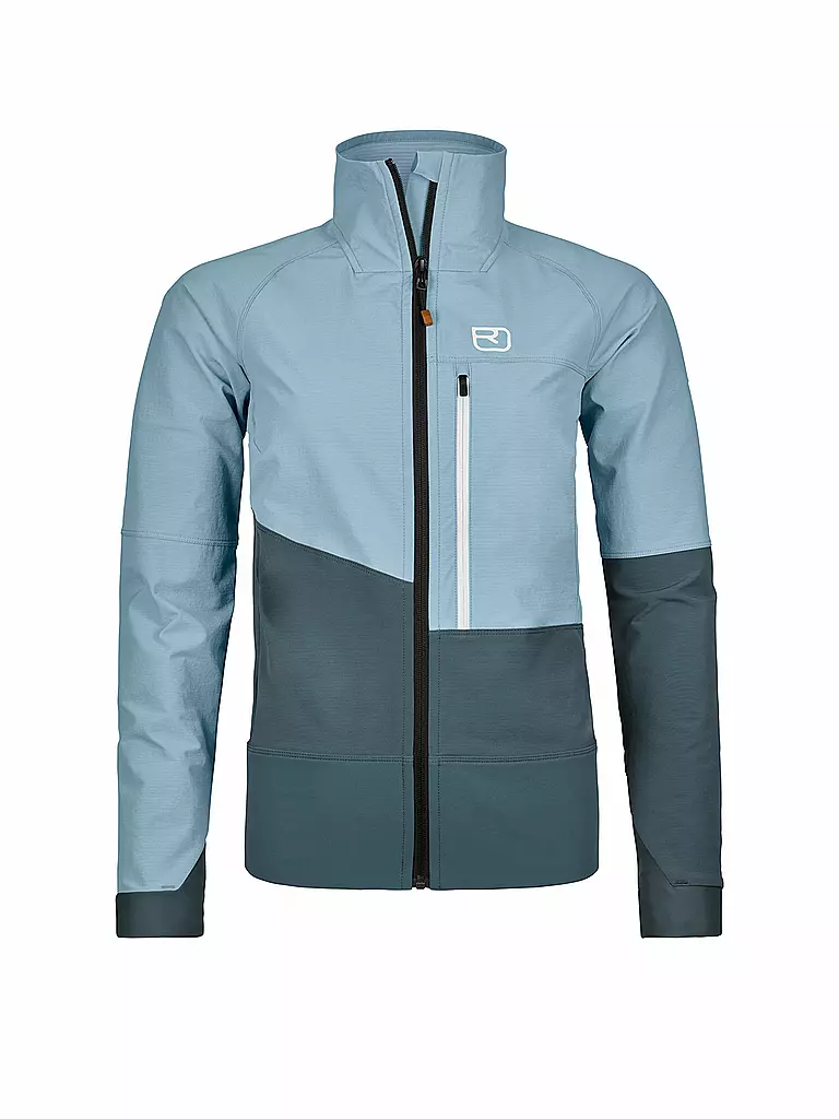 ORTOVOX | Chaqueta de esquí de travesía softshell para mujer Punta Berrino | Azul claro