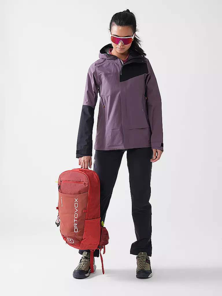 ORTOVOX | Chaqueta de mujer Seceda 3L con capucha | Lila
