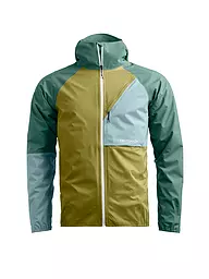 ORTOVOX | Chaqueta de touring para hombre Piz Selva 2.5L con capucha | Mostaza