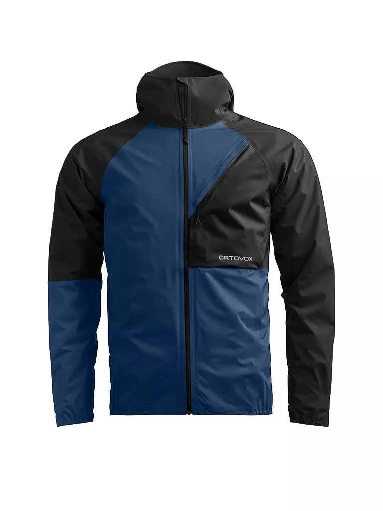 ORTOVOX | Chaqueta de touring para hombre Piz Selva 2.5L con capucha | Azul oscuro