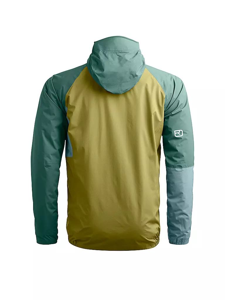 ORTOVOX | Chaqueta de touring para hombre Piz Selva 2.5L con capucha | Mostaza