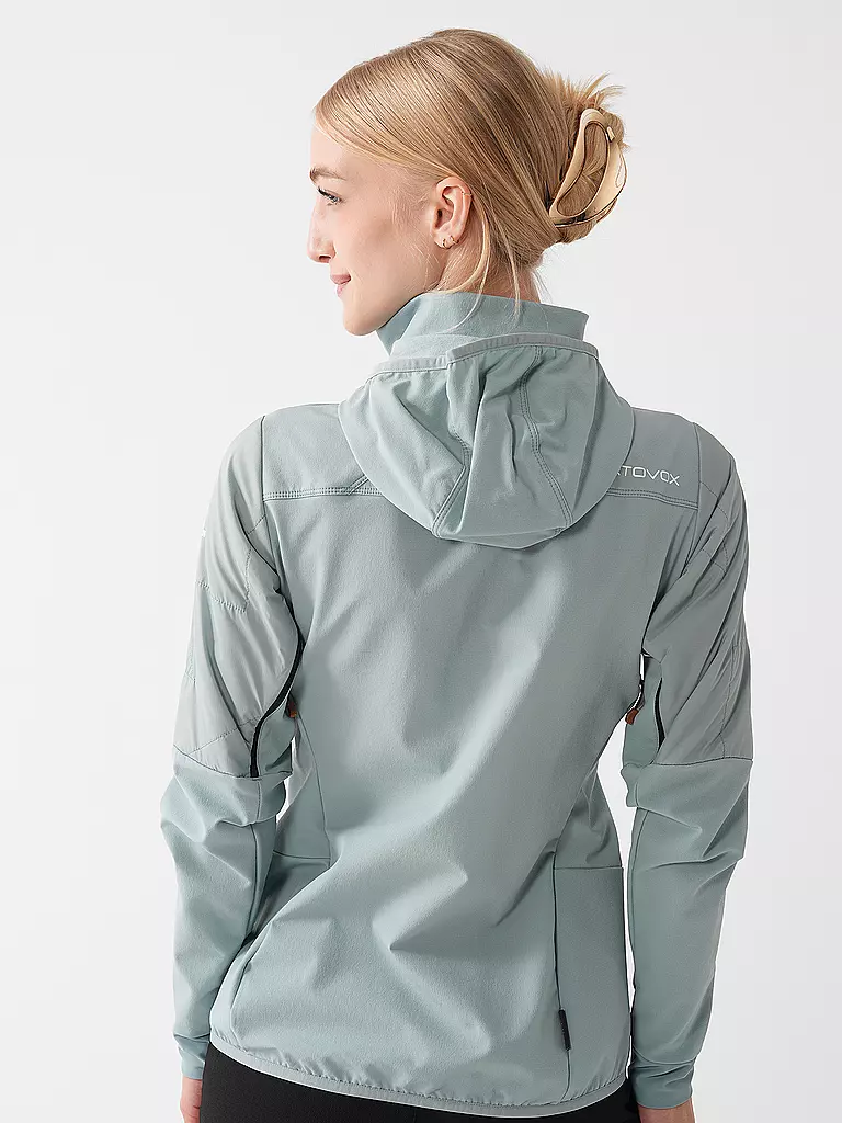 ORTOVOX | Chaqueta híbrida de mujer Col Becchei SW con capucha | 
