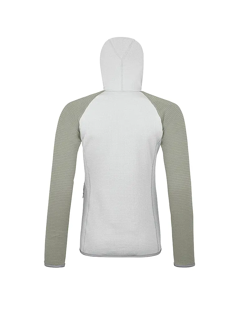 ORTOVOX | Chaqueta polar con capucha de punto clásico para mujer | Gris claro