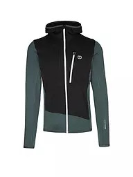 ORTOVOX | Herren Fleecejacke Grid Hoodie | Petróleo