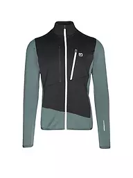 ORTOVOX | Chaqueta polar con capucha Grid para hombre | Petróleo