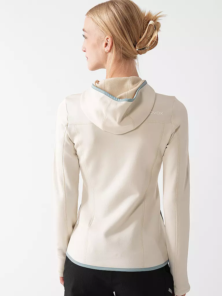 ORTOVOX | Chaqueta polar con capucha para mujer | Blanco