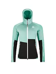 ORTOVOX | Chaqueta polar con capucha RIB para mujer | Menta