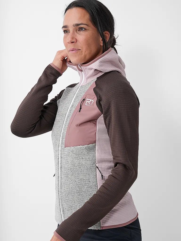 ORTOVOX | Chaqueta polar de mujer Classic Knit con capucha |