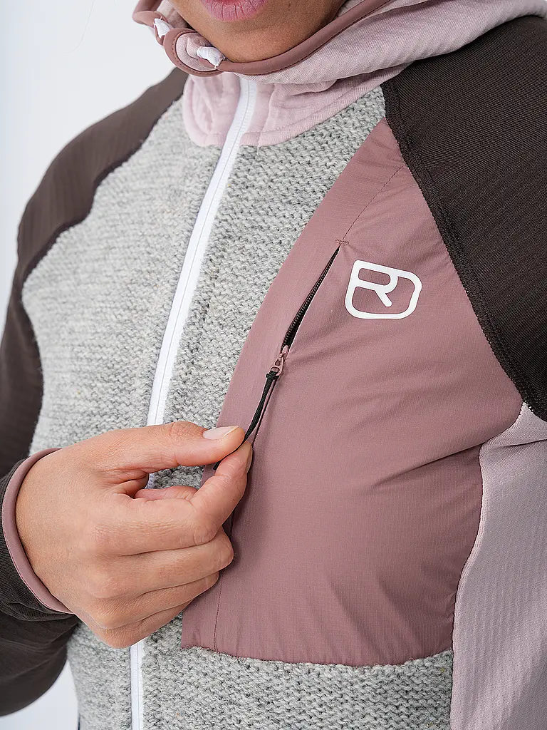 ORTOVOX | Chaqueta polar de mujer Classic Knit con capucha |