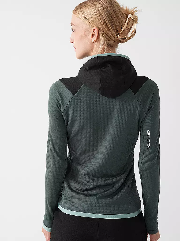 ORTOVOX | Chaqueta polar de mujer Fleece Grid Hoodie |