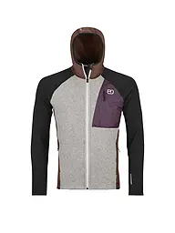 ORTOVOX | Chaqueta polar de punto clásica para hombre | Marrón