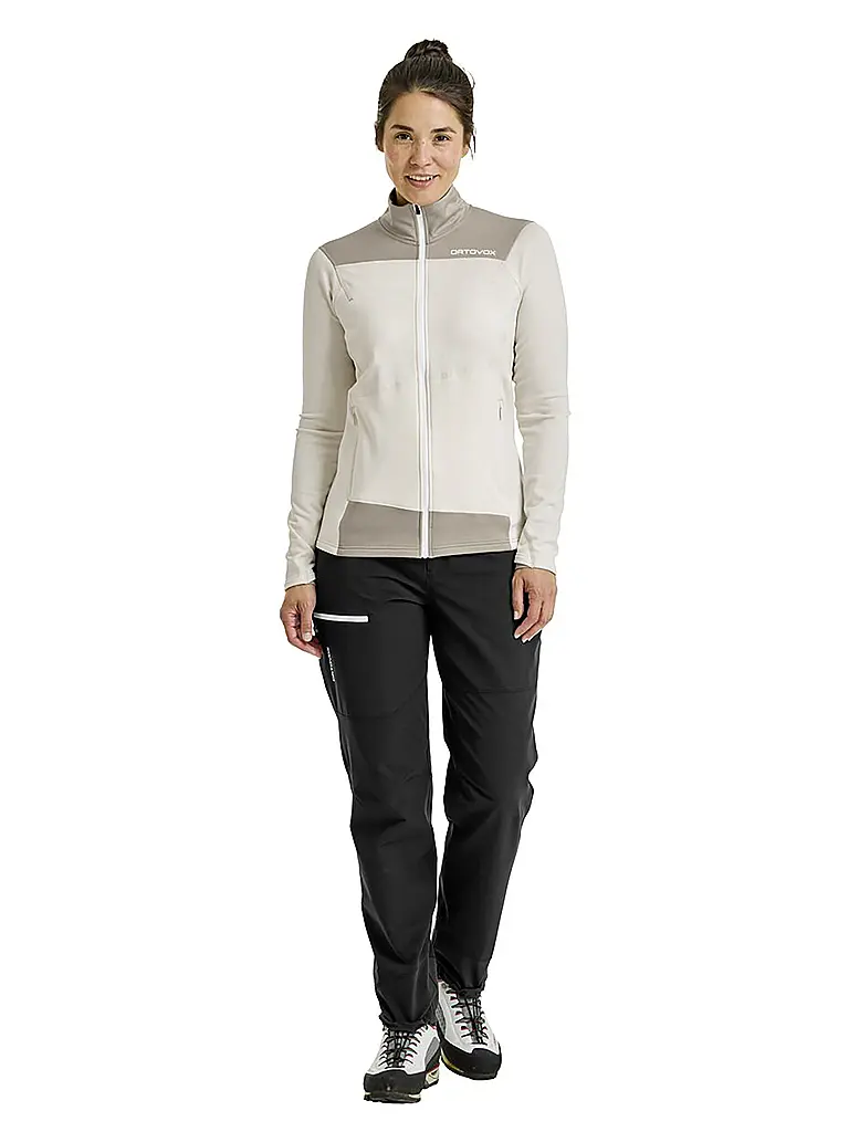 ORTOVOX | Chaqueta polar ligera de mujer | Crema
