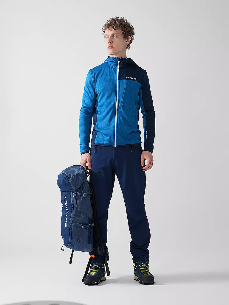 ORTOVOX | Chaqueta polar Light Grid para hombre | Azul