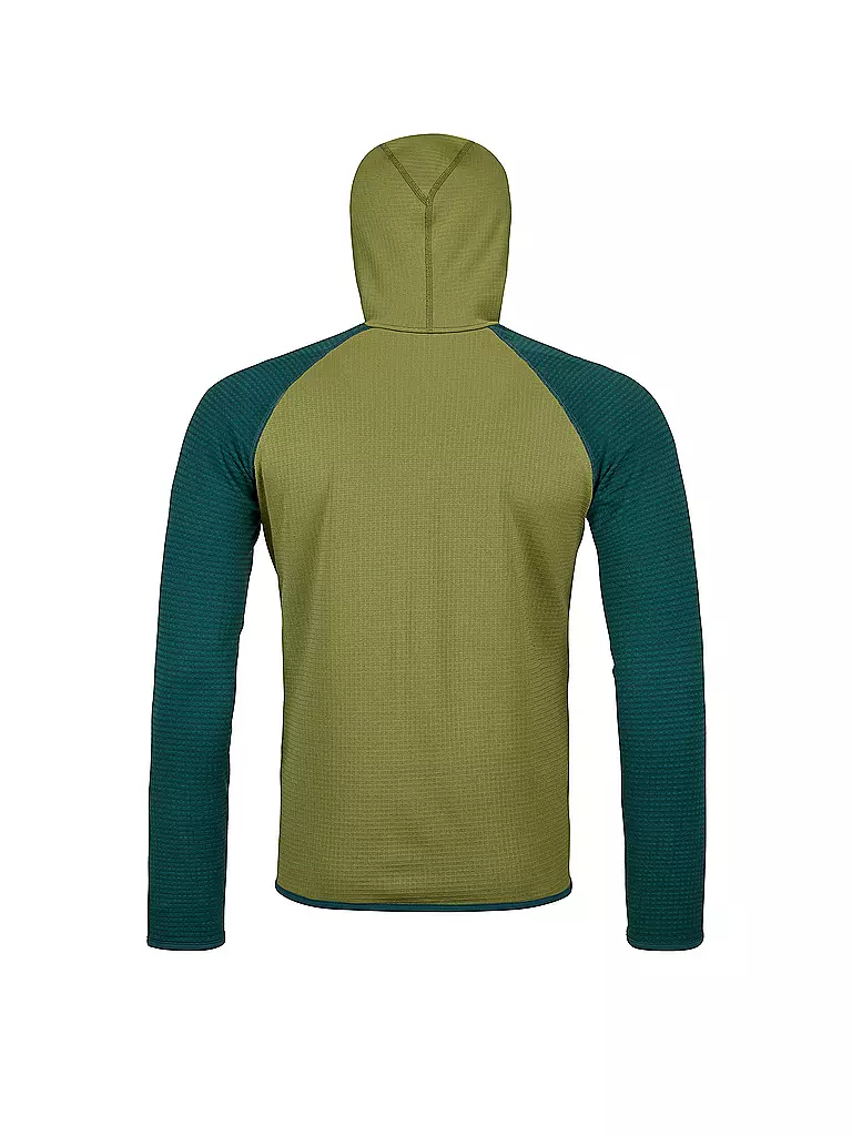 ORTOVOX | Chaqueta polar para hombre Classic Knit Hoodie | Oliva