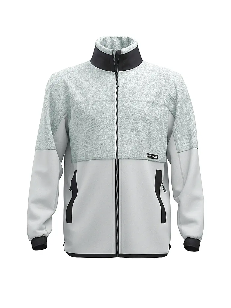 ORTOVOX | Chaqueta polar Teddy para hombre | Gris claro