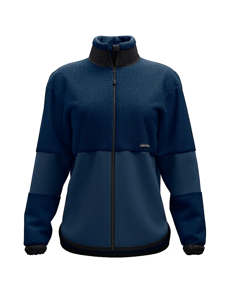 ORTOVOX | Chaqueta polar Teddy para mujer | Azul oscuro