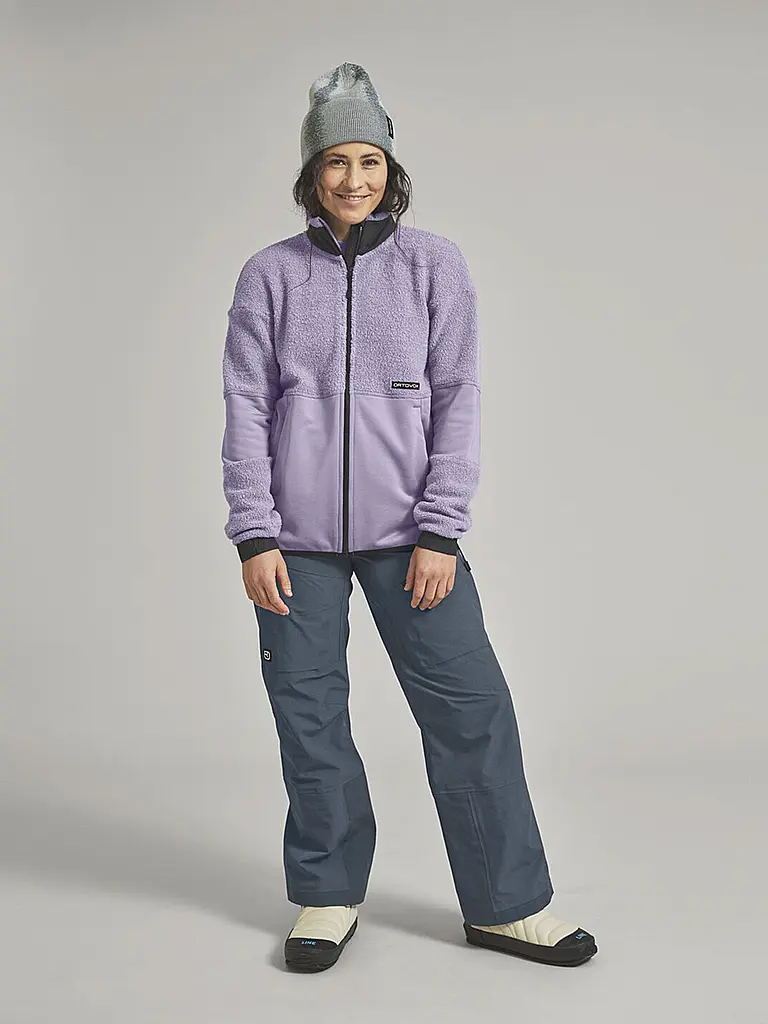 ORTOVOX | Chaqueta polar Teddy para mujer | Lila