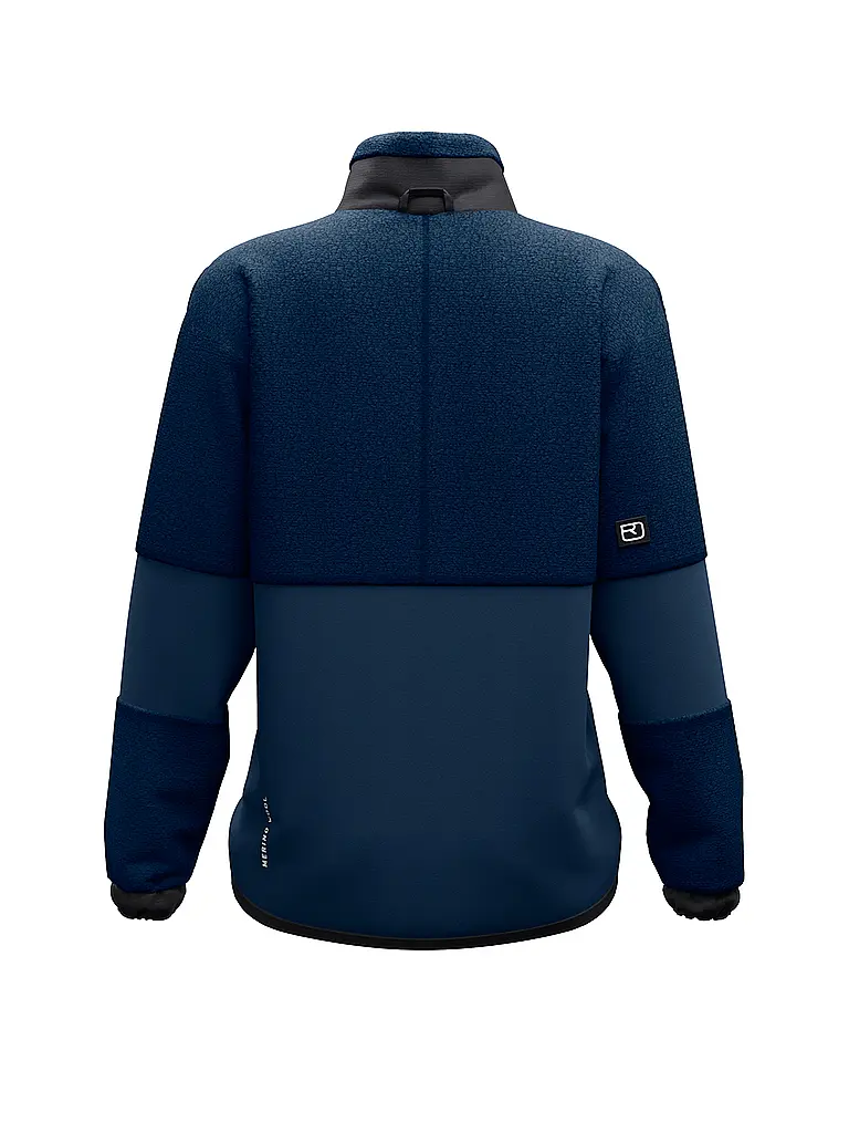 ORTOVOX | Chaqueta polar Teddy para mujer | Azul oscuro