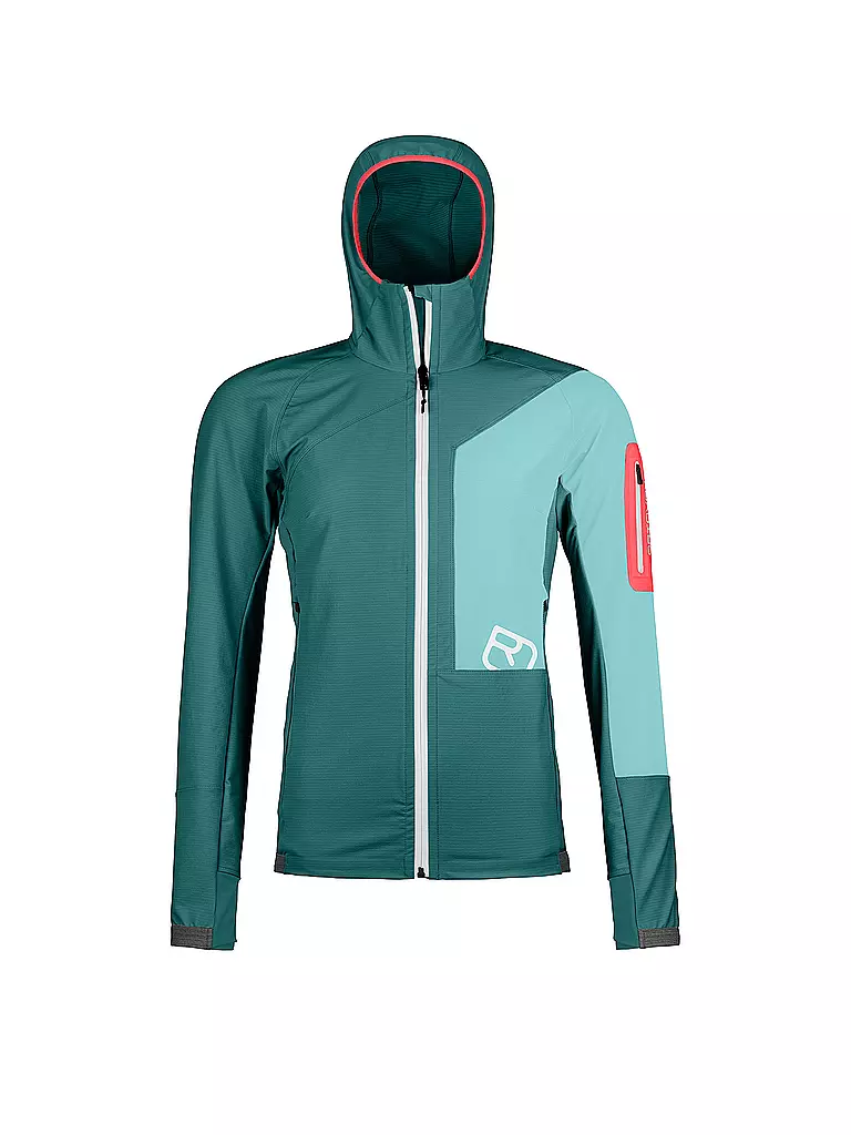 ORTOVOX | Chaqueta softshell Berrino con capucha para mujer | Petróleo