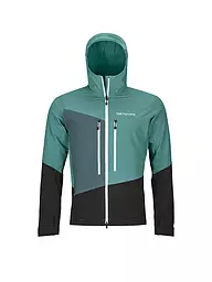 ORTOVOX | Chaqueta softshell de esquí de travesía para hombre Westalpen con capucha | Petróleo